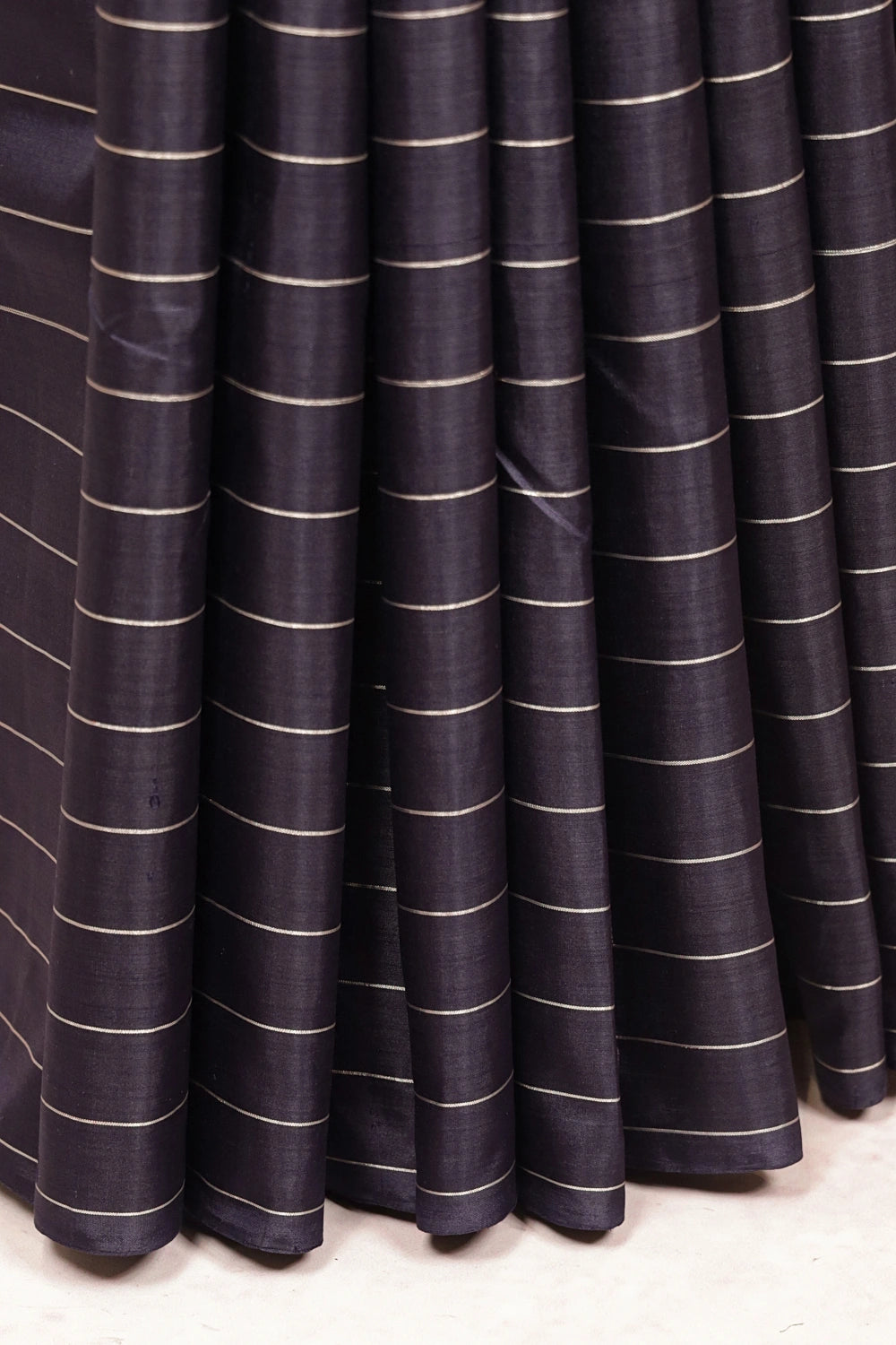 Dark Indigo Blue Kancheepuram Silk Saree
