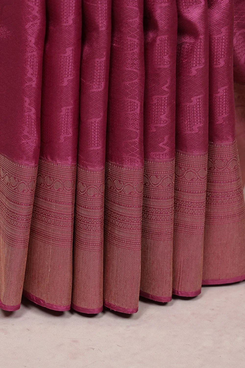 Onion Pink Kancheepuram Silk Saree