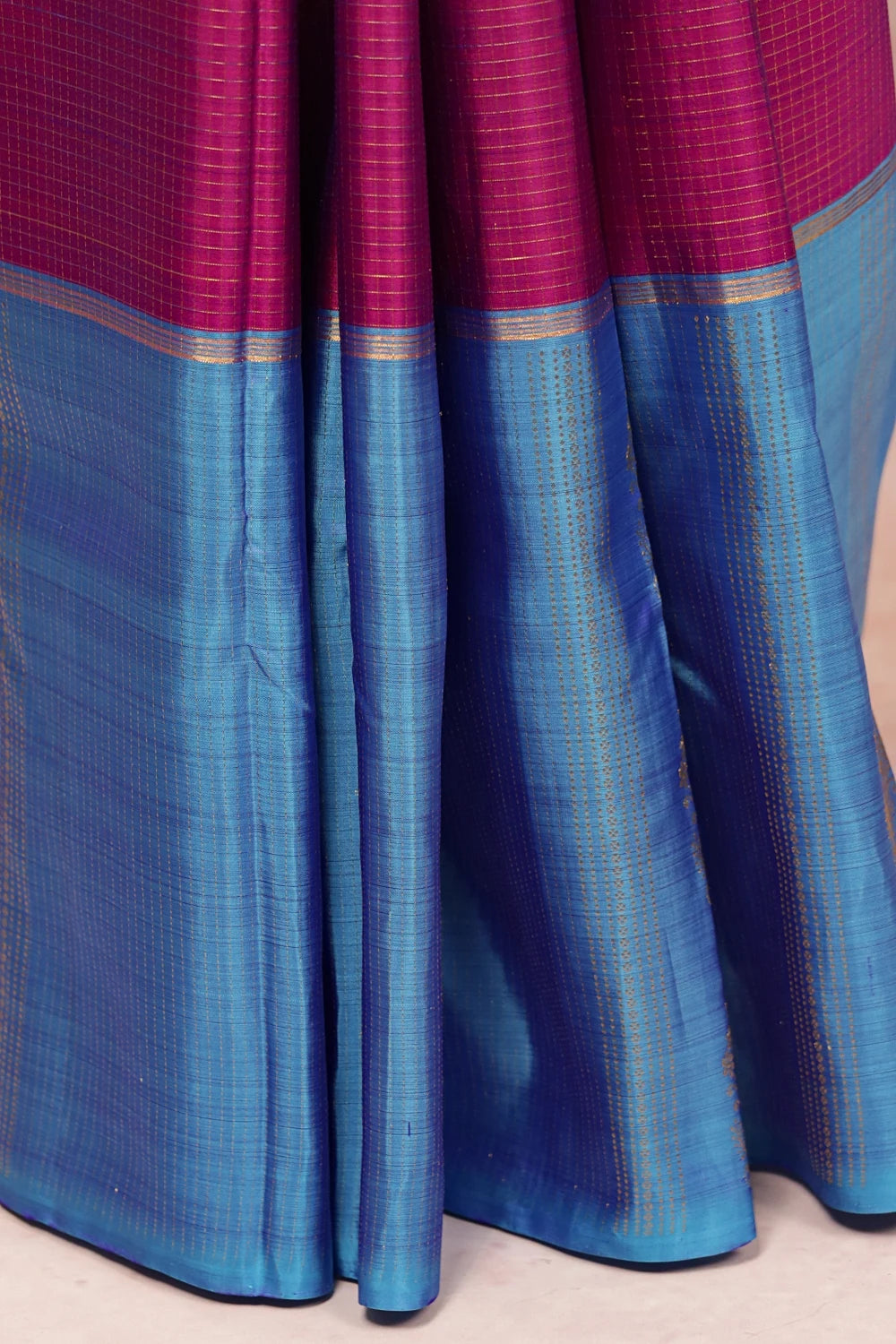 Light Purple Kancheepuram Silk Saree