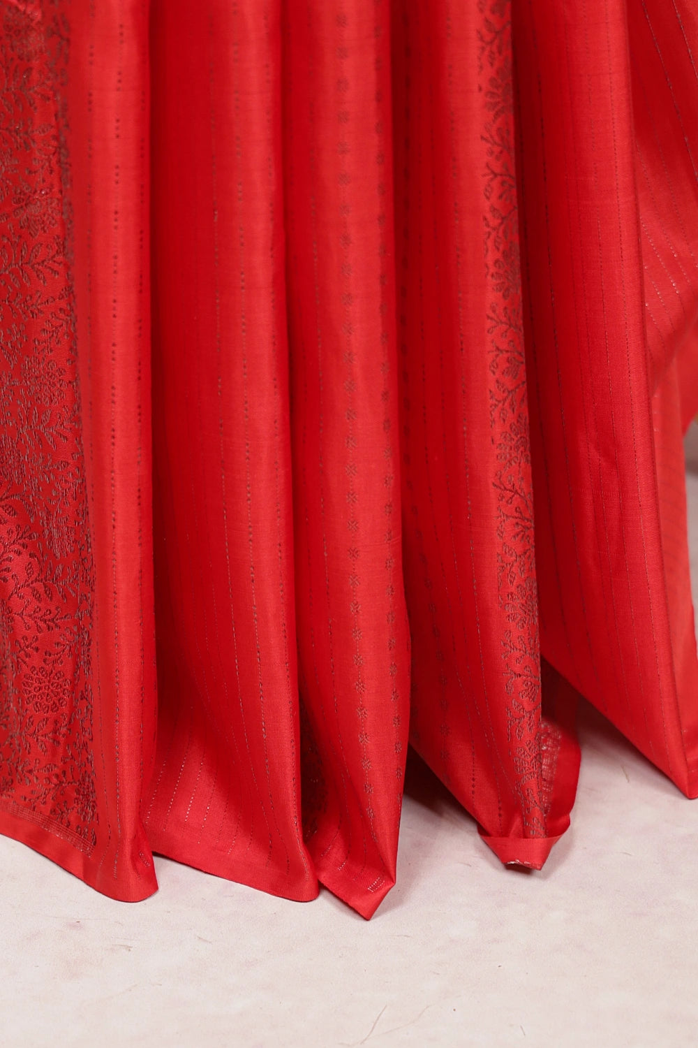 Chilly Red Kancheepuram Silk Saree