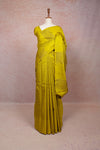 Lemon Yellow Kancheepuram Silk Saree