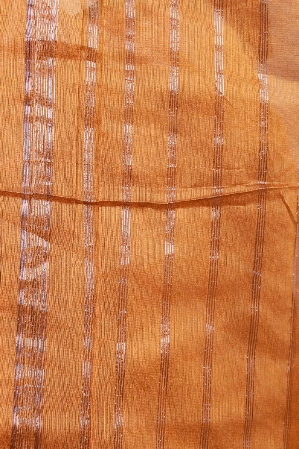 Mustard Gold Cotton Silk Saree
