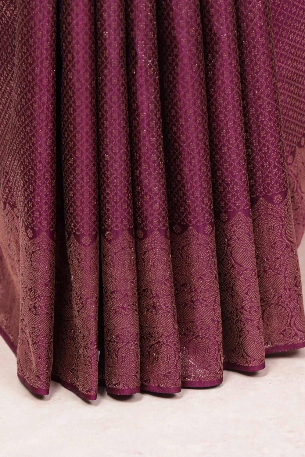 Grape Wine Kancheepuram Silk Saree