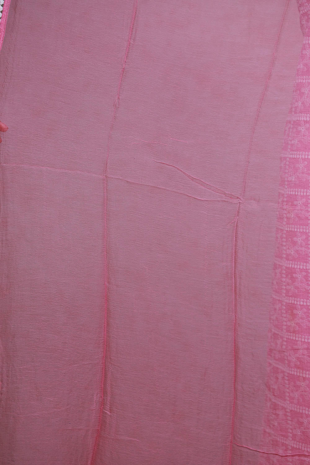 Cotton Candy Rose Kota Embroidery Unstitched Churidhar Material