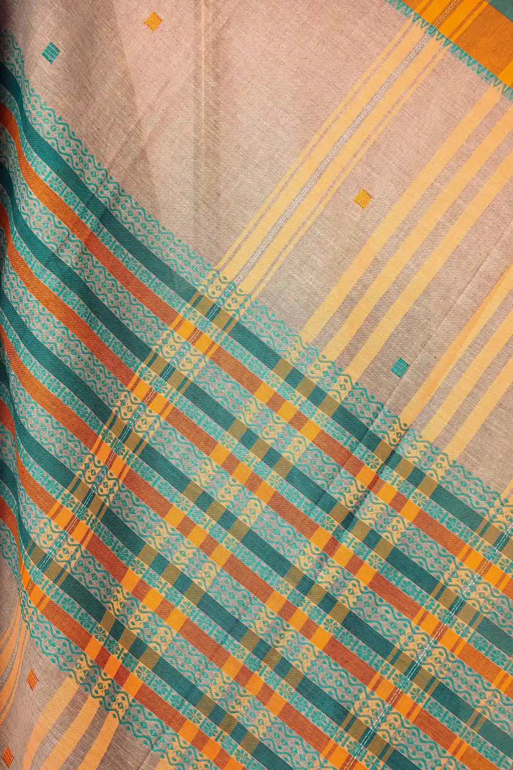 Ash Cotton Saree - Seematti