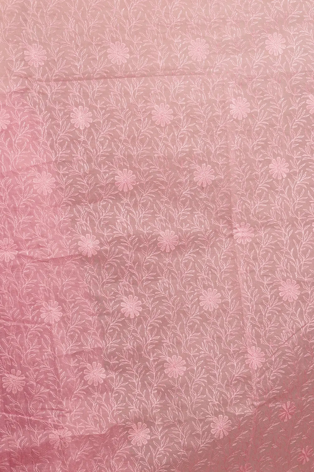 Baby Pink Net Kota Saree