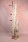 Beige Semi Tussar Saree
