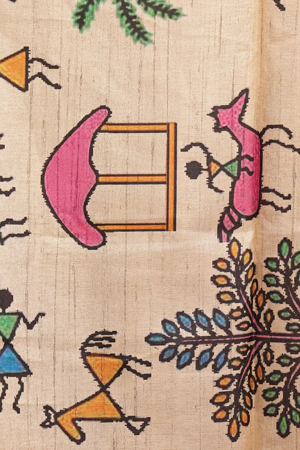 Biscuit Colour Soft Cotton Saree