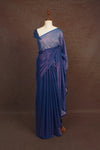 Blue Crush Silk Saree