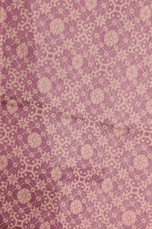 Brown Cotton Silk Saree