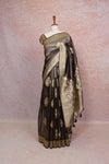 Brown Semi Tissue Saree