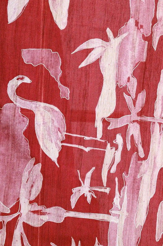 Brown Tussar Jute Saree