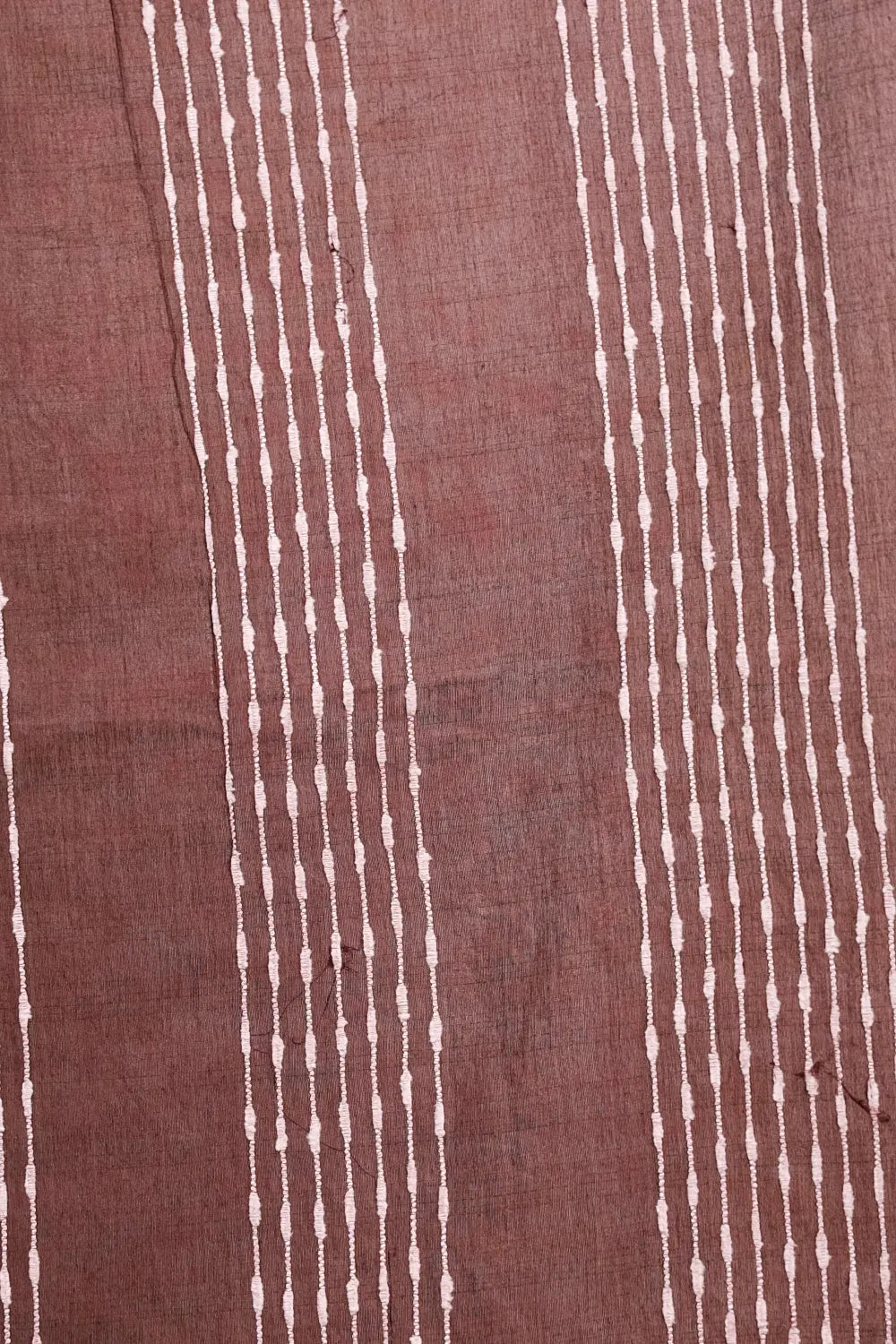 Coffee Brown Semi Tussar Saree - Seematti