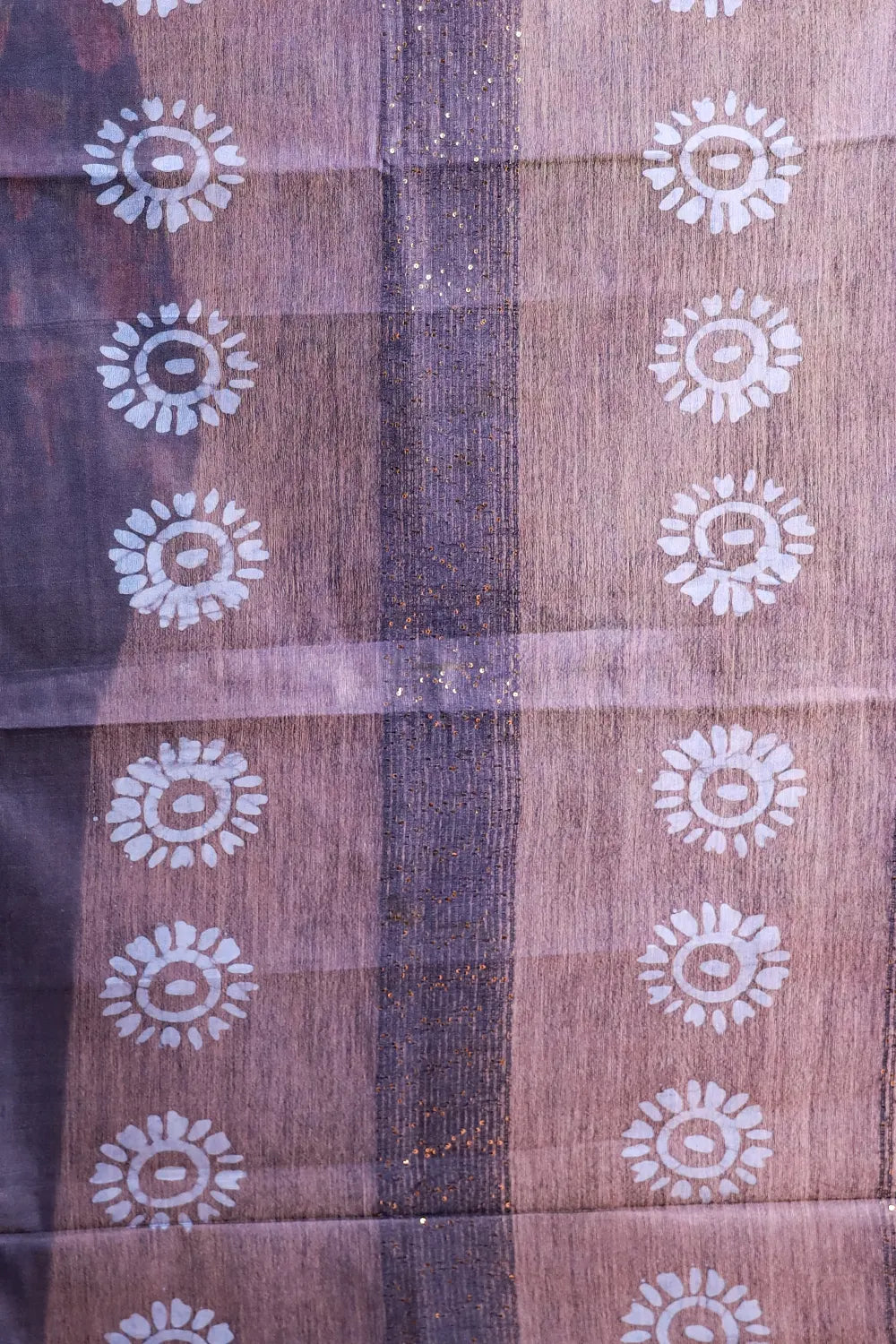 Dark Blue Semi Tussar Saree