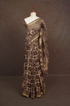 Dark Cream Chanderi Saree