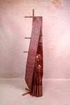 Dark Grape Wine Kancheepuram Silk Saree