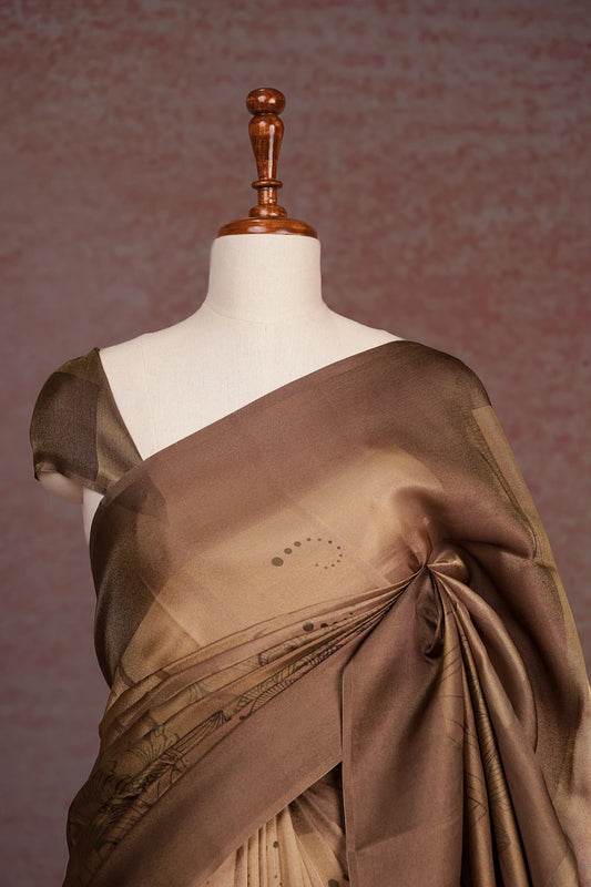Gold Soft Tissue Saree