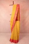 Golden Yellow Cotton Saree