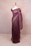 Grape Wine Kancheepuram Silk Saree - Seematti