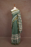 Green Chanderi Saree