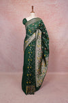 Green Semi Banarasi Saree - Seematti