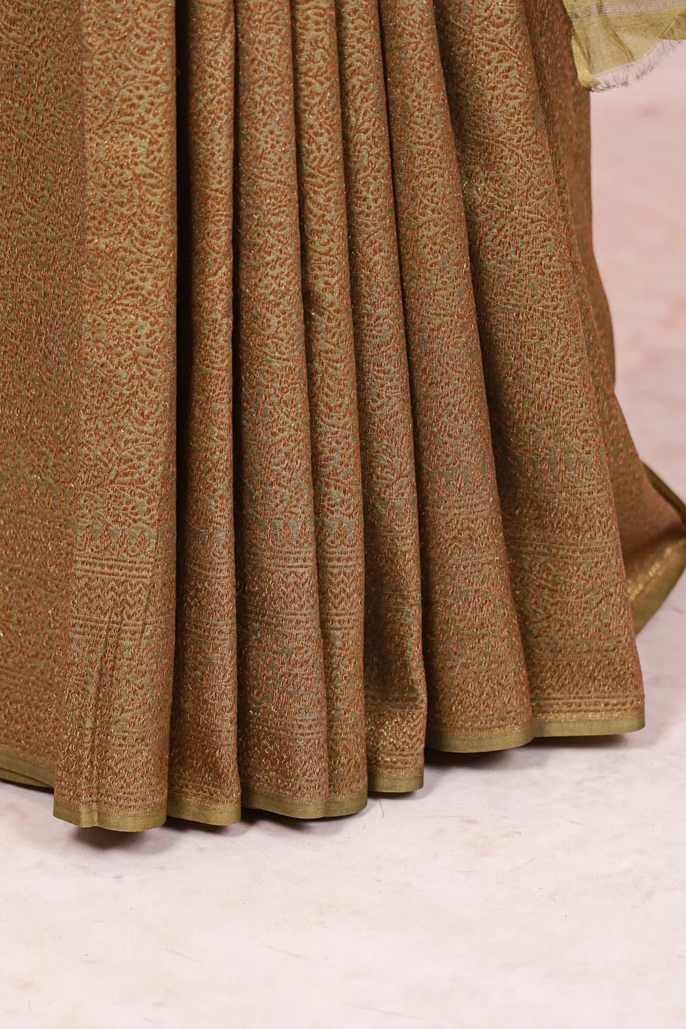 Green Semi Silk Saree