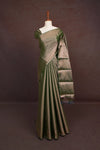 Green Semi Tissue Saree - Seematti