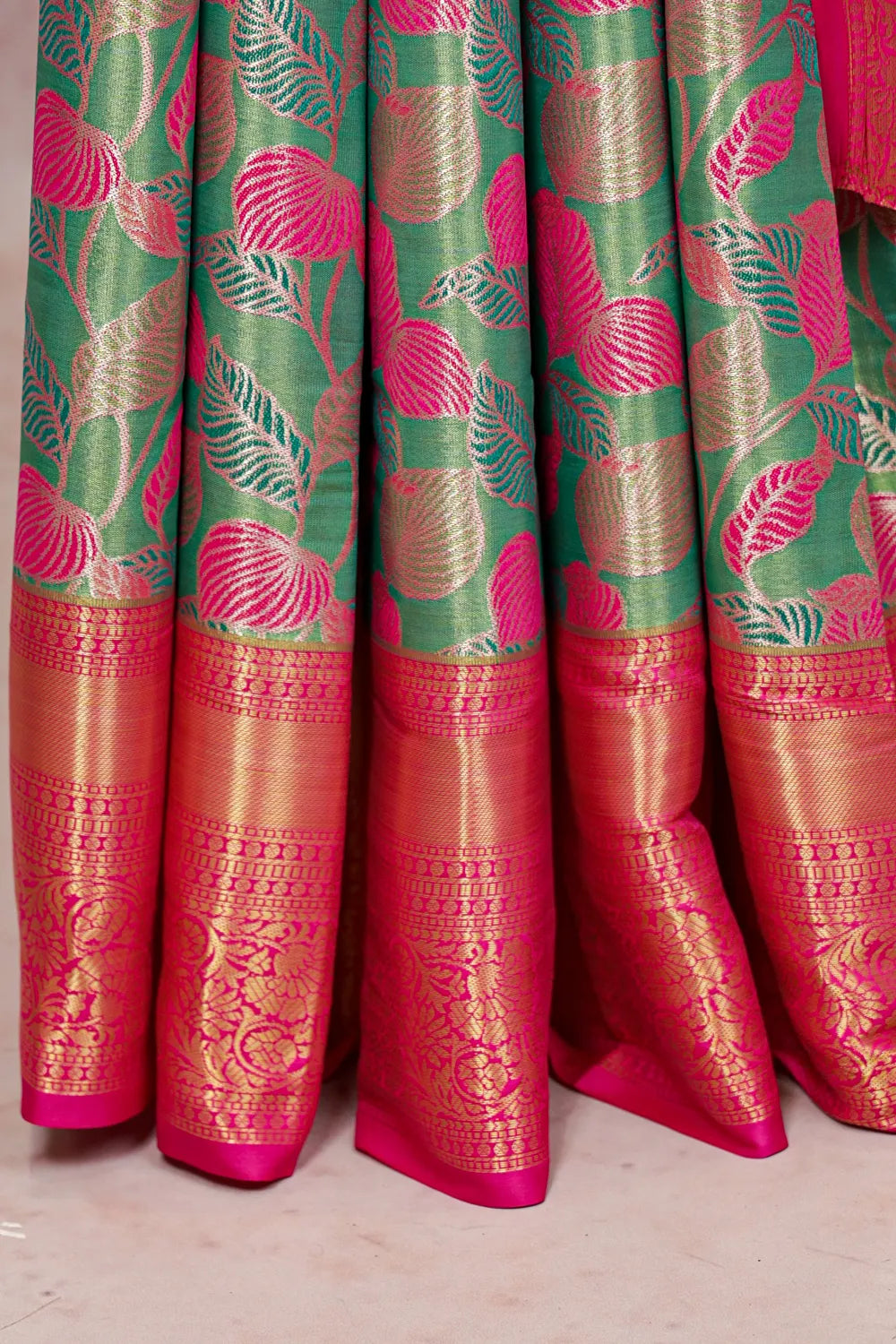 Green Semi Tissue Silk Saree