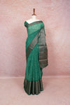 Green Semi Tussar Saree - Seematti