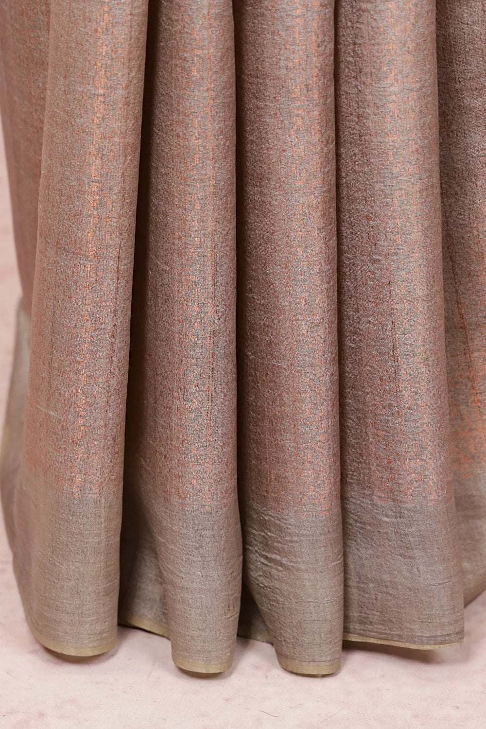 Grey Semi Tussar Saree - Seematti