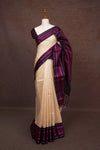 Cream Colour Cotton Silk Saree