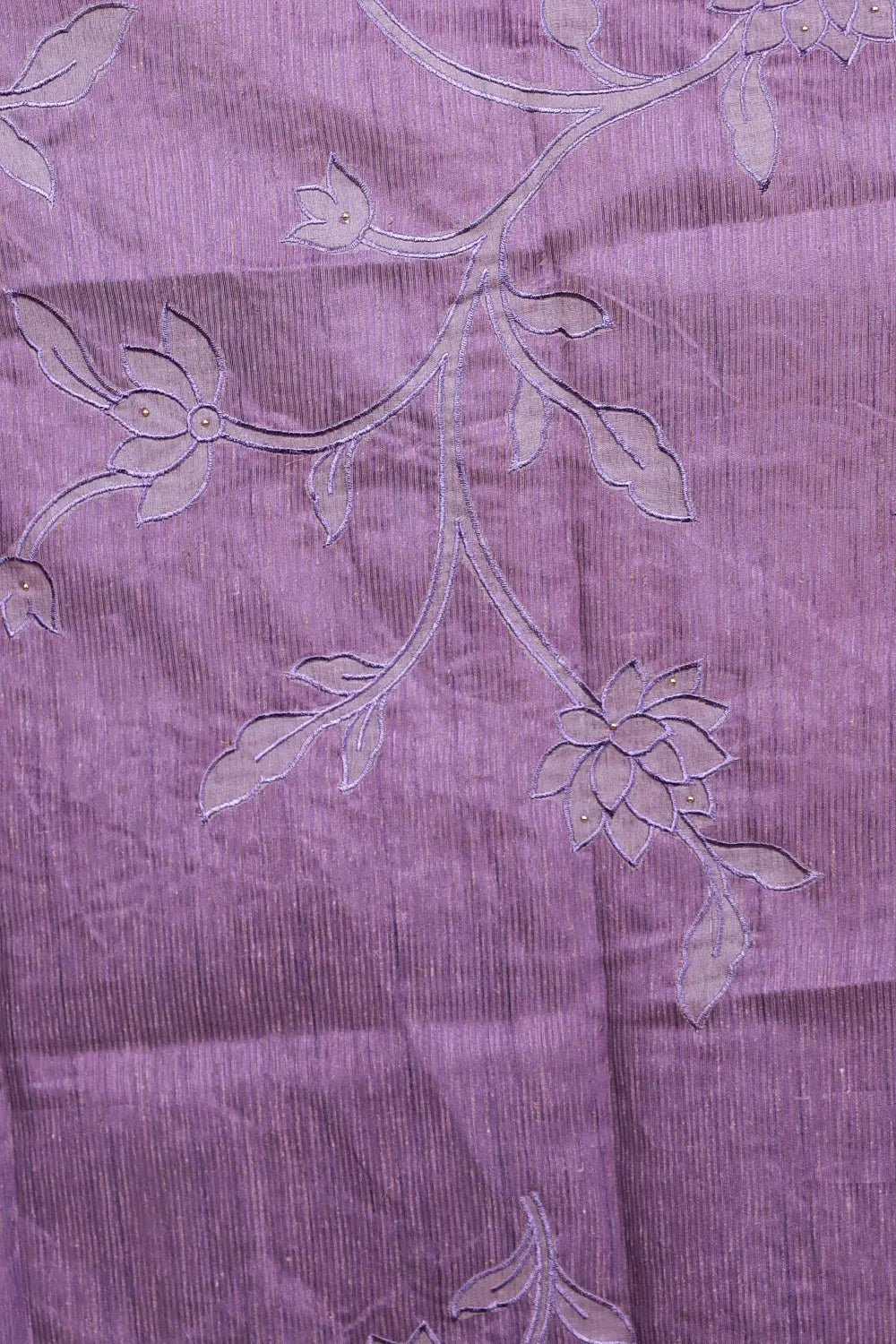 Lavender Tissue Applic Work Unstitched Churidhar Material - Seematti