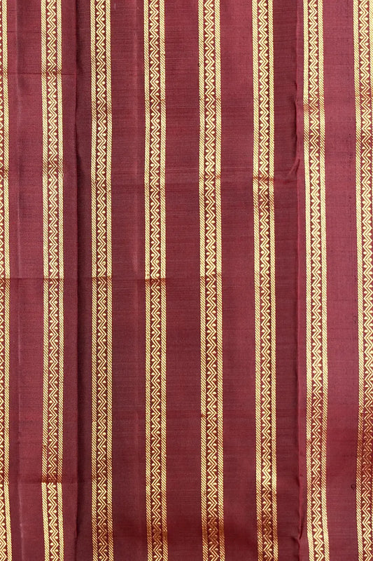 Leaf Green Kancheepuram Silk Saree