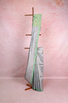 Light Ash Semi Tussar Saree - Seematti