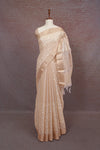 Light Peach Net Kota Saree - Seematti