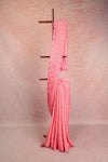 Light Peach Semi Tussar Saree