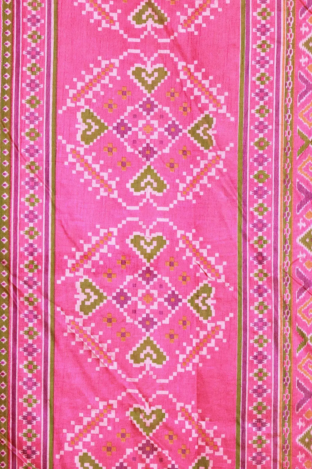 Magenta Semi Silk Saree
