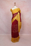 Maroon Banarasi Silk Saree - Seematti