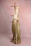 Mehandi Green Semi Tissue Saree