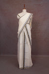 Off White Cotton Set Mundu - Seematti