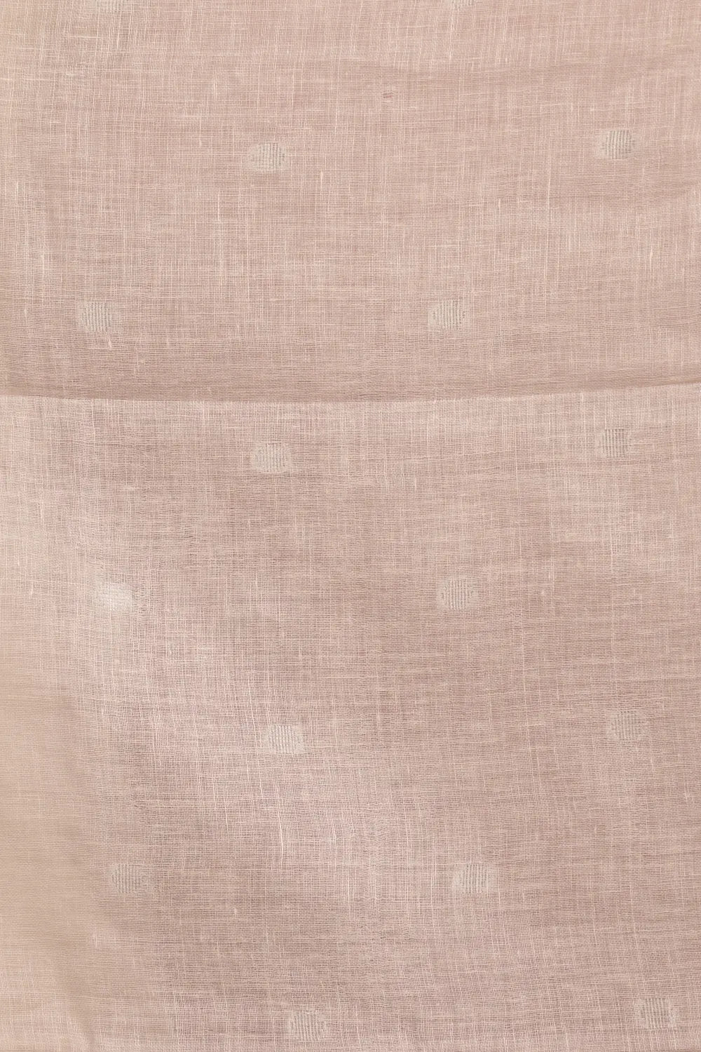 Off White Semi Linen Saree