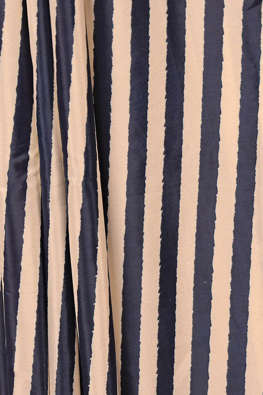 Off White Semi Modal Saree