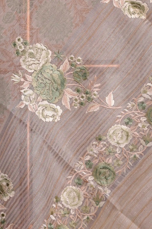 Off White Semi Silky Kota Saree