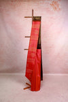 Orange Rani Colour Kancheepuram Silk Saree