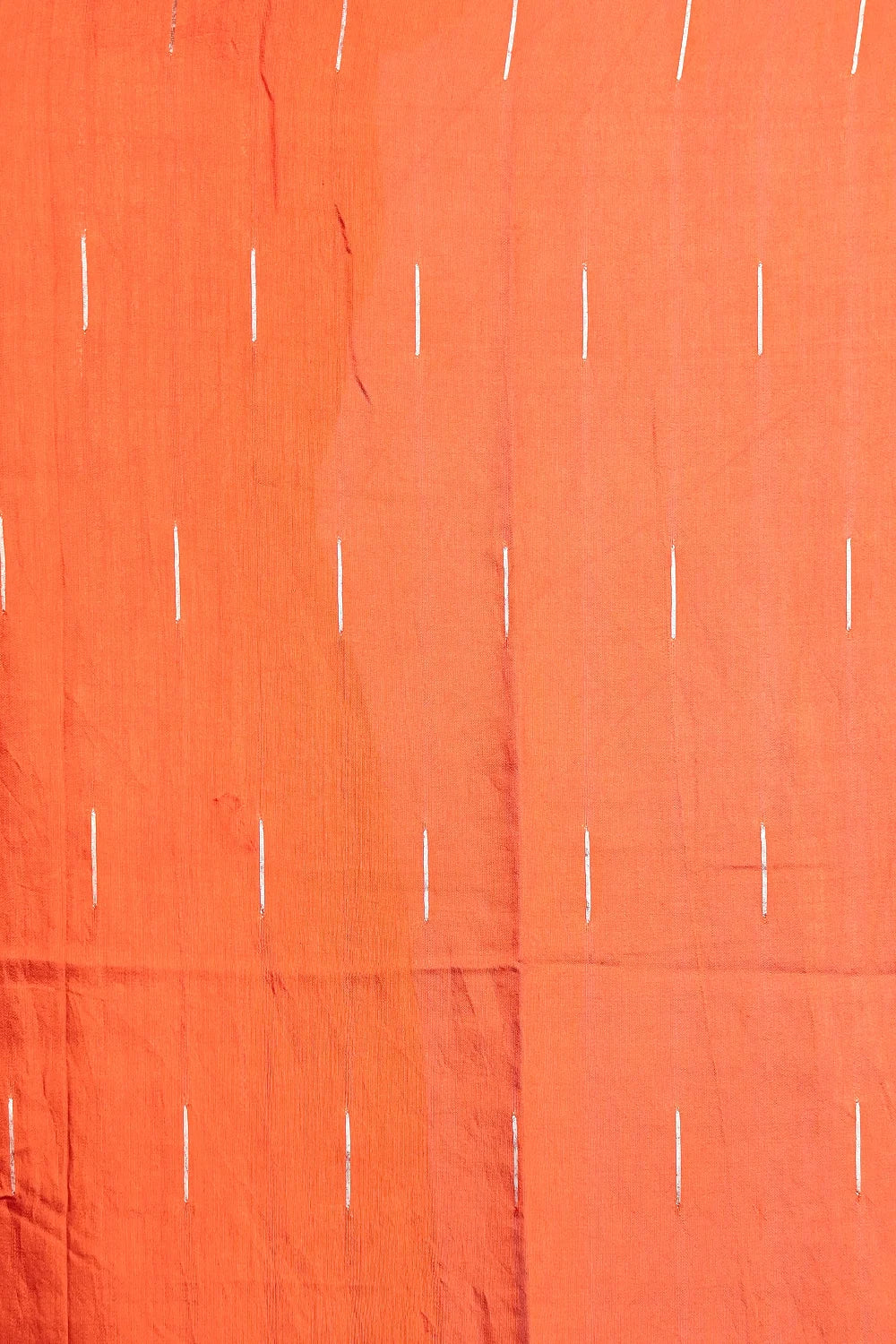 Orange Semi Silk Banarasi Design Unstitched Churidhar Material
