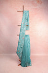Pastel Green Semi Tussar Saree