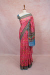 Peach Pink Kota Saree - Seematti
