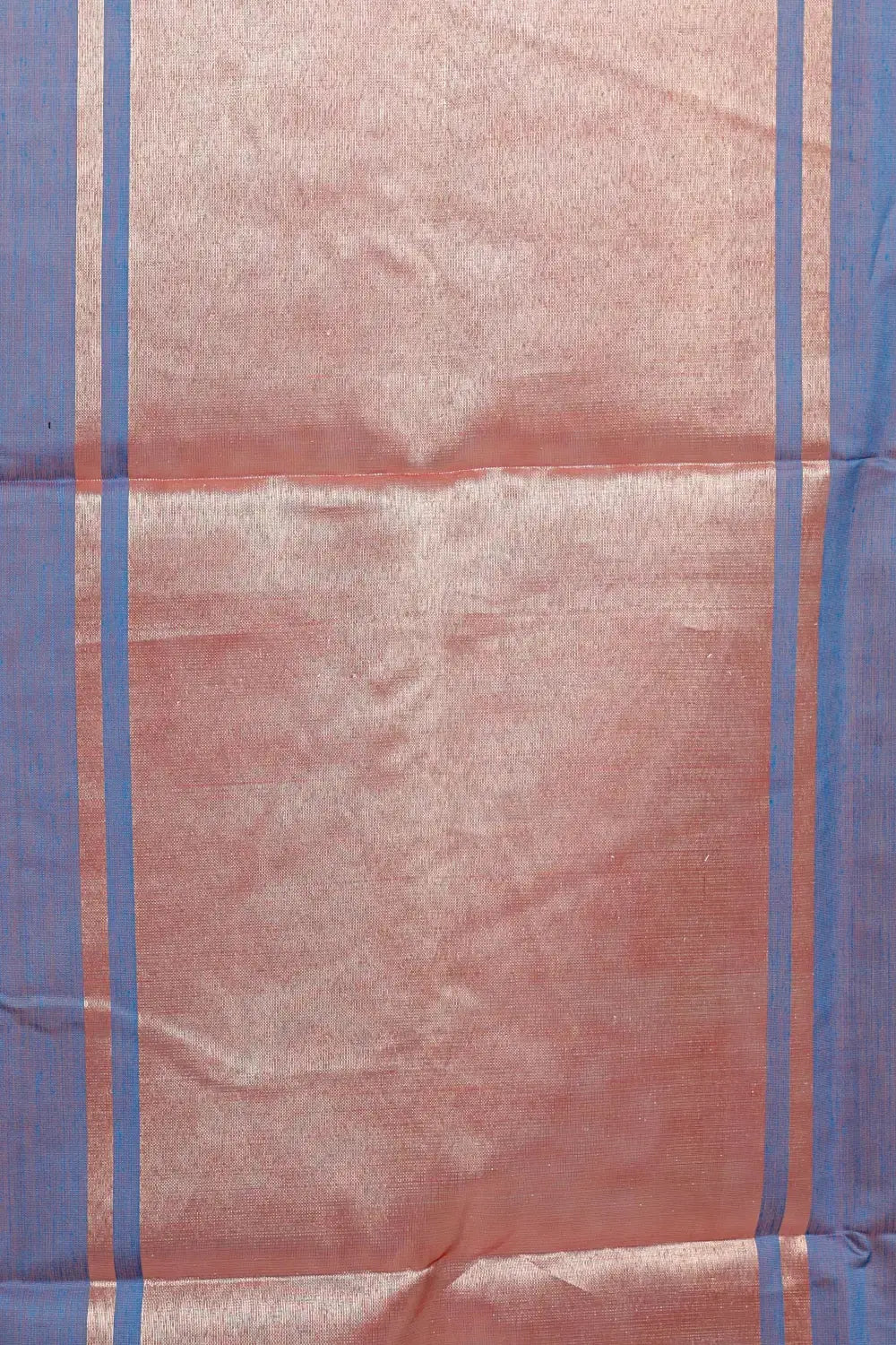 Peacock Blue Cotton Silk Saree - Seematti