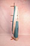 Peacock Green Semi Tussar Saree