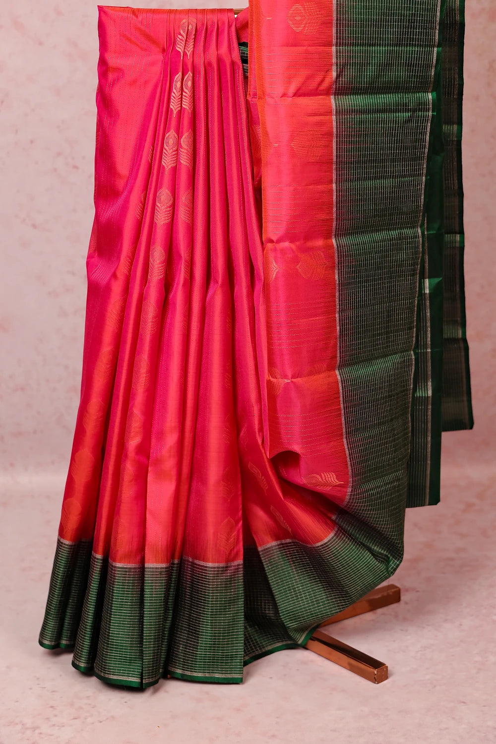 Pink Kanchi Soft Silk Saree